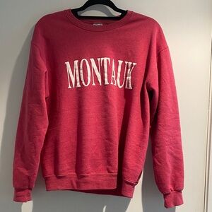 Montauk Red Crewneck Sweater